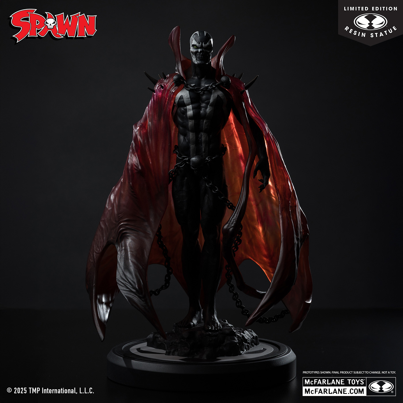SPAWN ブラック・ホワイト＆レッド・オールオーバー/ スポーン by