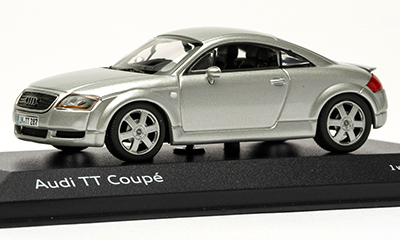 Audi TT Coupe -Silver- 1/43 ミニチュアカー Audi ミニチュアカー
