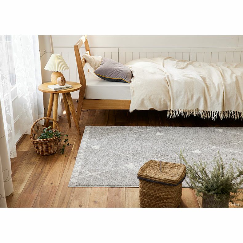 130x185cm MICKEY / Line RUG ミッキー / ラインラグ DRM-1101