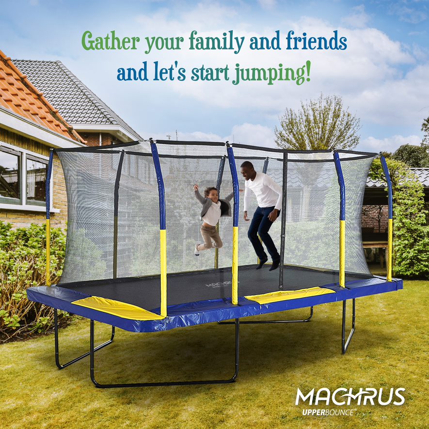 9x15 Trampoline: High-Quality Design | Upper Bounce – Machrus USA