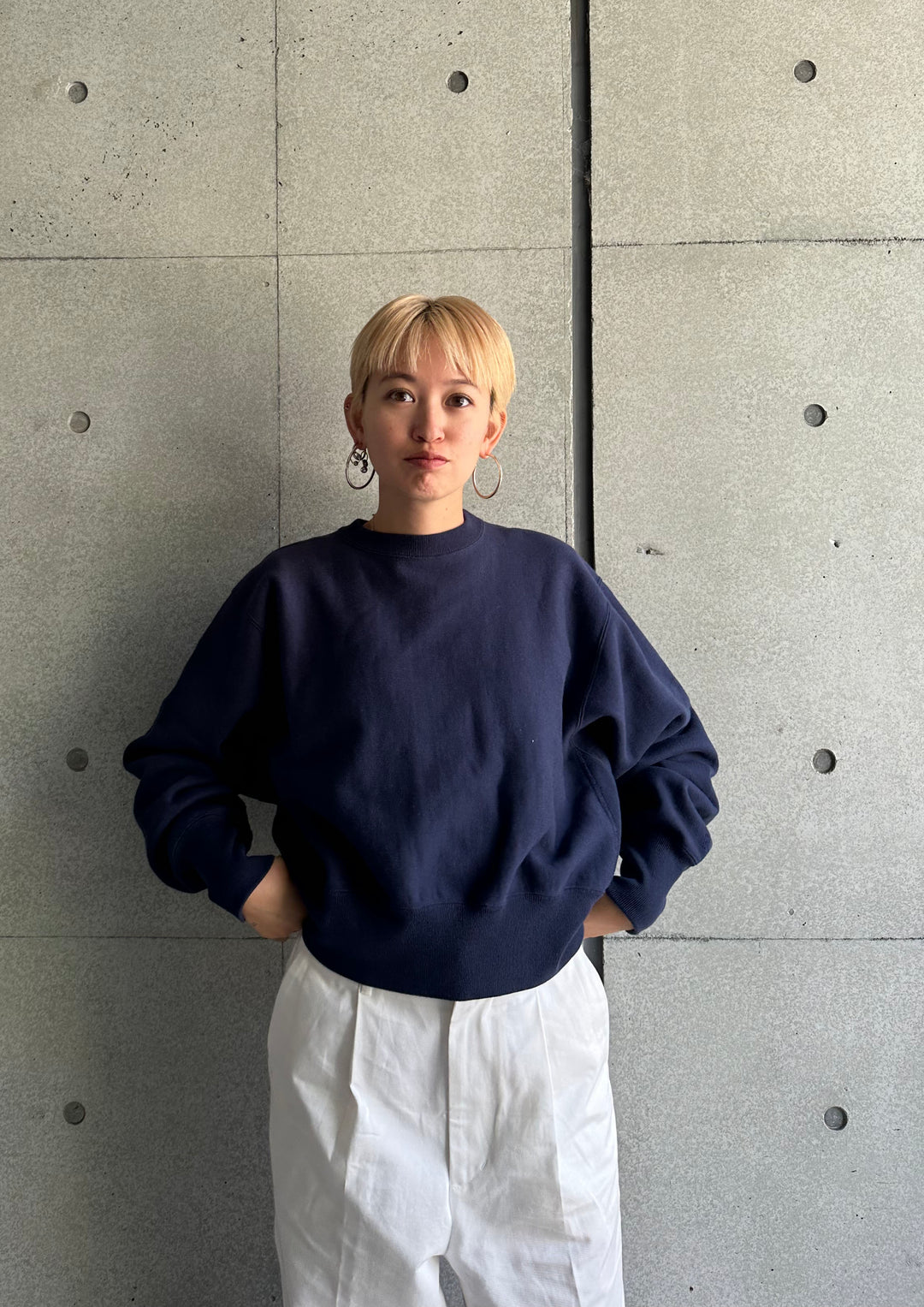 OSHIMA REI | REVERSE WEAVE PO 裏起毛トレーナー | MACHU PICHU SHOP