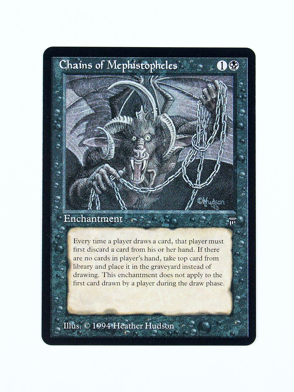 Chains of Mephistopheles regular from Legends (LEG) MTG Proxy