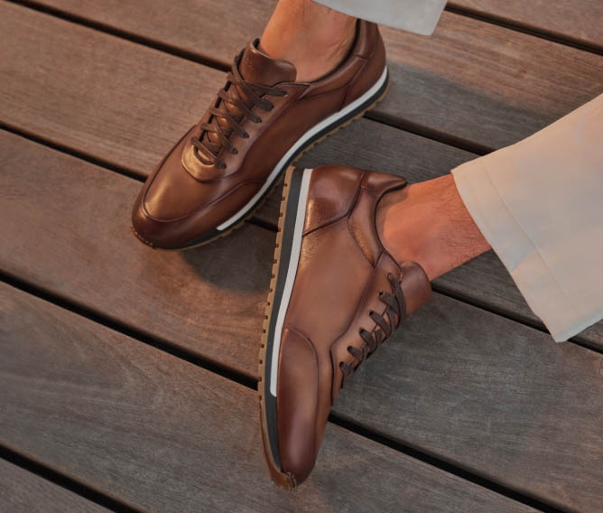 Harlan Men's Cap Toe Derbies | Magnanni