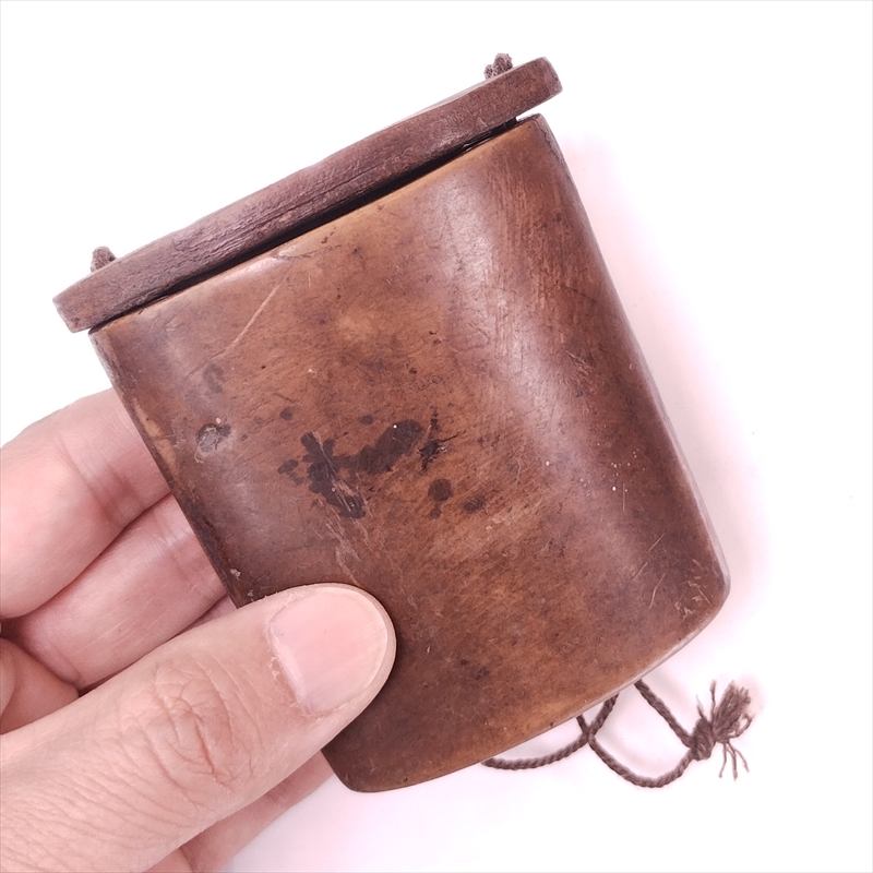 アンティーク 木製 刻み煙草入れJ 喫煙具 小物入れ | 骨董セミ