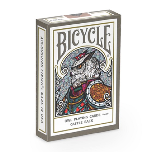 Bicycle Owl Playing Cards Ver. 2.0 Castle Back by Yasuyuki Honne