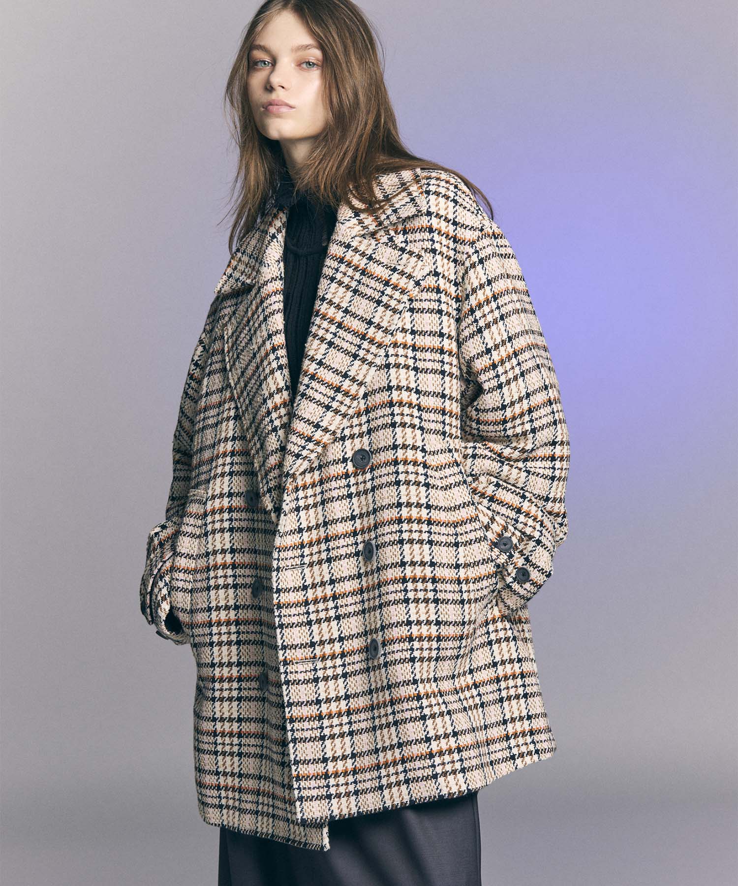 Italian Dead Stock Fabric】Prime-Over Pea Coat