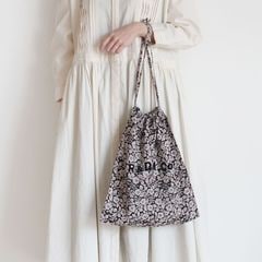R&D.M.Co- オールドマンズテーラー : WILD BERRY DRAWSTRING BAG (L