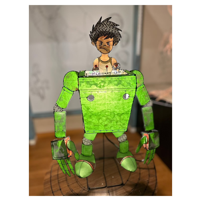 未来少年コナン ワイヤーアート「大志」｜浮世絵工房