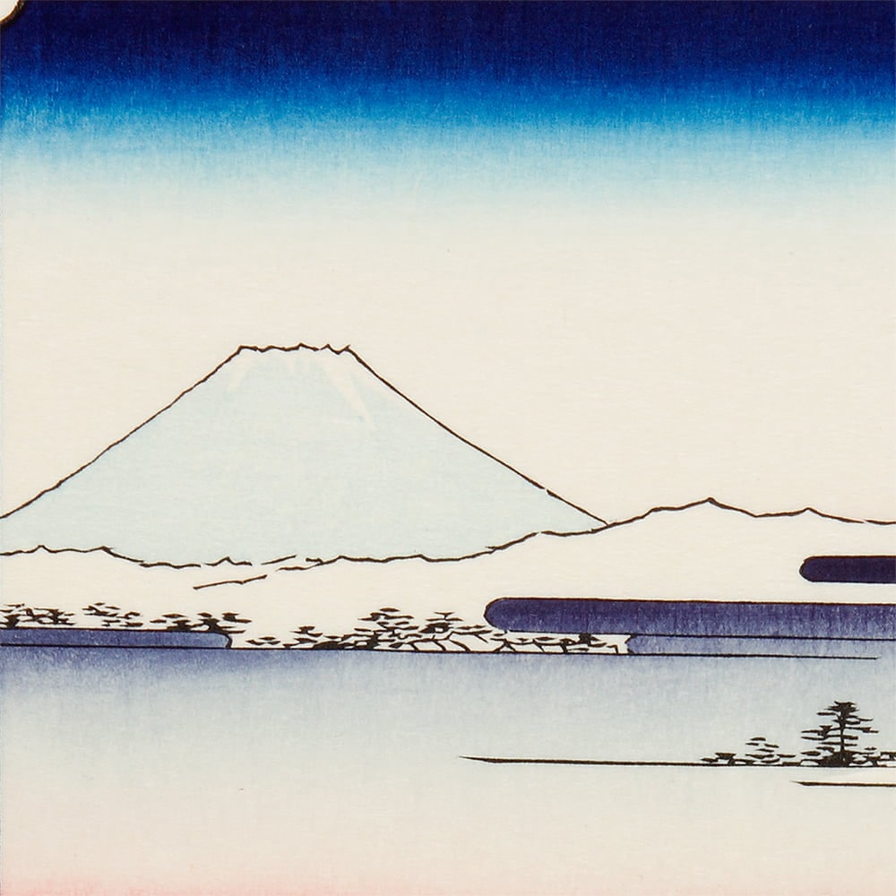 歌川広重「名所江戸百景 日本橋雪晴」浮世絵木版画｜浮世絵工房