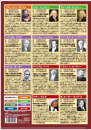 クリアファイル キリスト教重要人物 KM24CF1 （51795）（いのちの