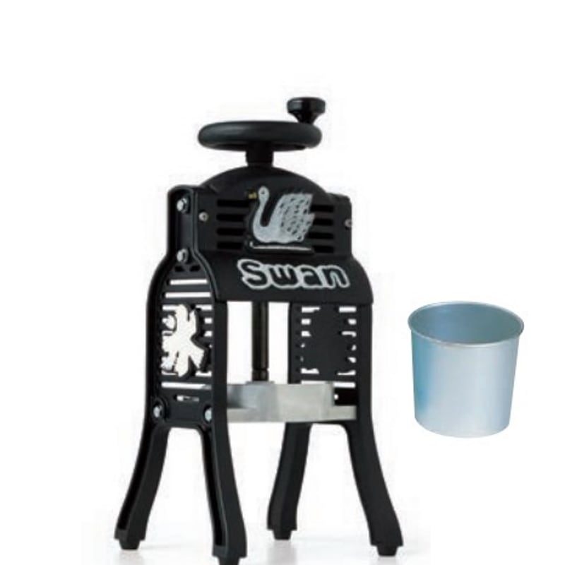 特価】スワン 手動式かき氷機 ブラックスワン | その他冷機器 | ユダ