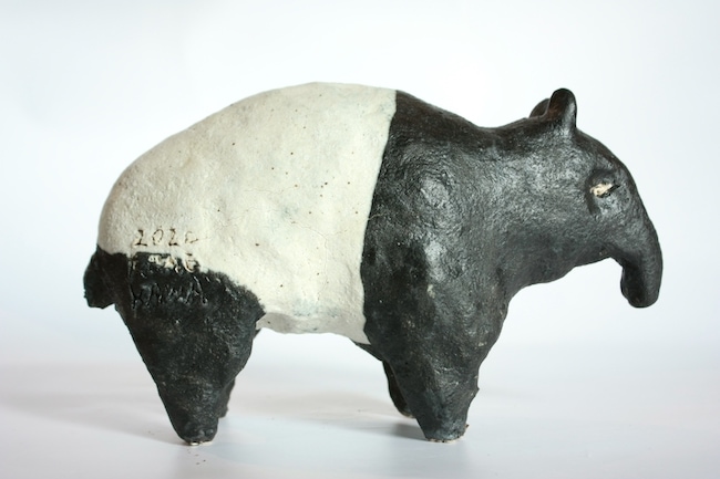 前川幸市 陶動物 バク | 大阪店民藝陶器在庫,作家もの陶器 前川幸市