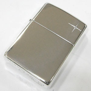 ZIPPO スターリングシルバー（純銀製）ダイヤ入り