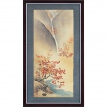 円山応挙 名作十二撰 10月 秋瀑布図 掛軸 掛け軸 : アートの友社