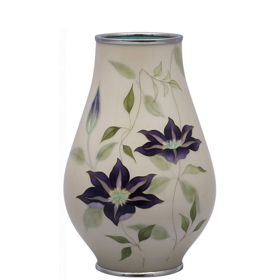 七宝焼き 花瓶（田村丈雅 作） 70号 変形(H21) ざくろ | 花瓶 | 伝統