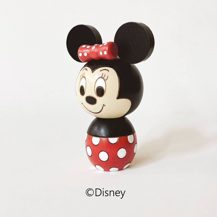 ミニー こけし 【Disneyzone】 【 卯三郎こけし 】 Disney 母の日