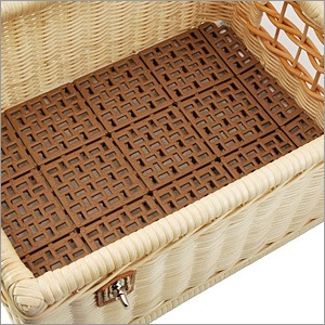 ラパンバスケット（簡易プラスチックすのこ付き）の通販はココロのおうち