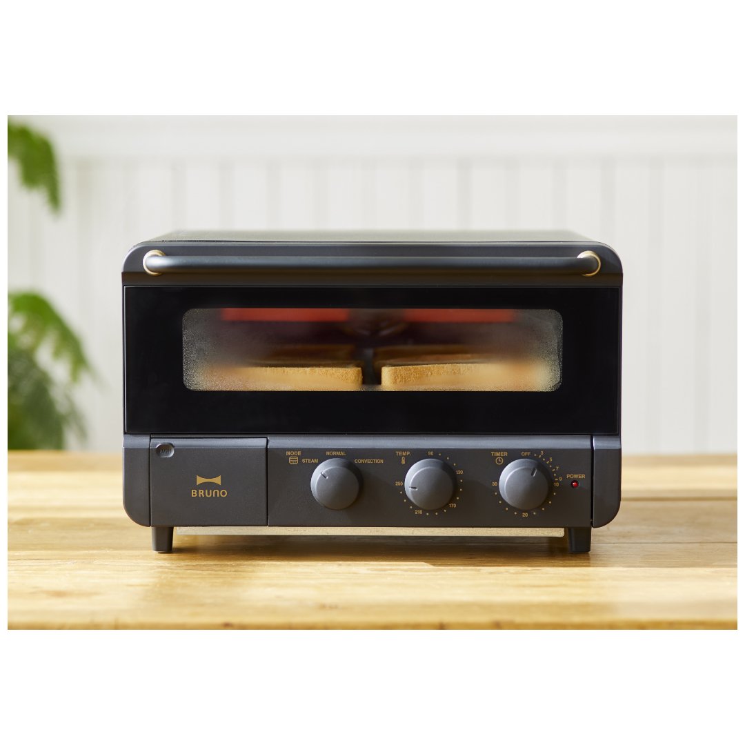 BRUNO】 スチーム&ベイク トースター ブラック｜キッチン用品,キッチン