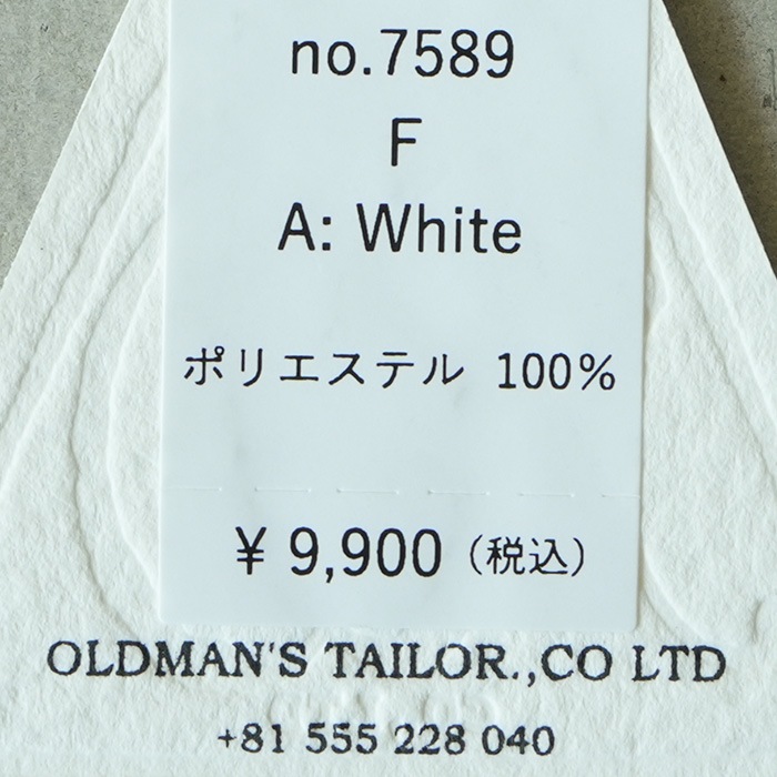 7589) R&D.M.Co-/OLDMANS TAILOR(アールアンドディーエムコー/オールド