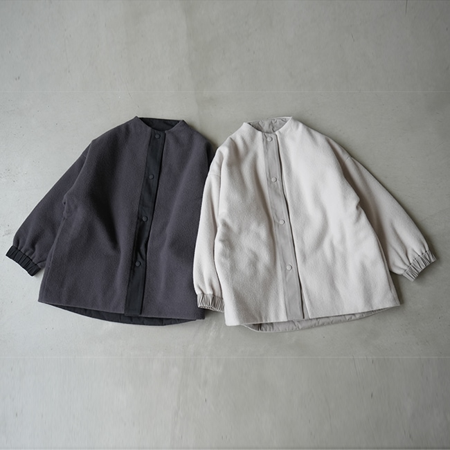 e223t179) / evam eva (エヴァムエヴァ) / wool padding short coat