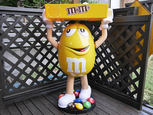 ビンテージ M&M's Store Display ストアディスプレイ イエロー