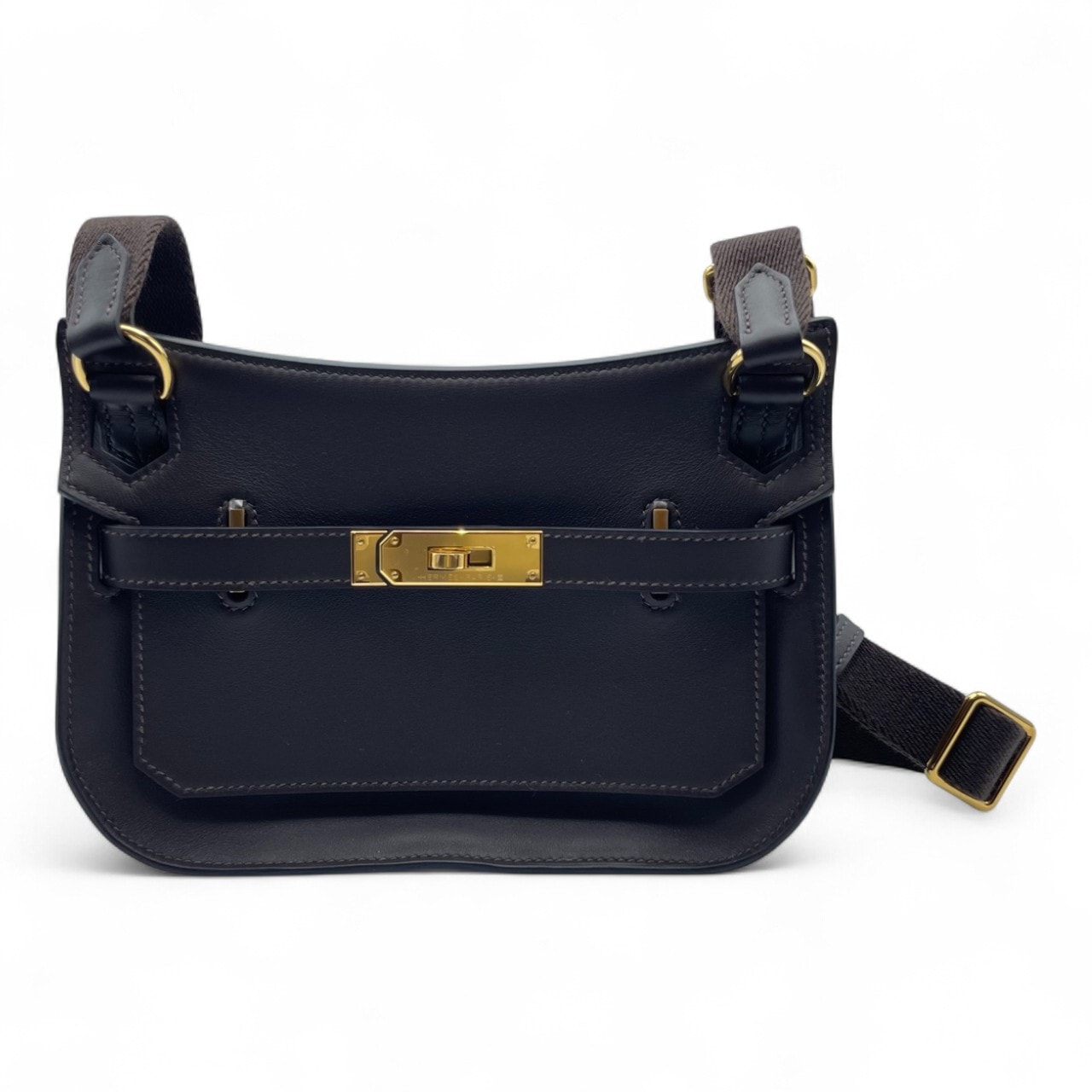 エルメス ジプシエール ミニ エベンヌ スイフト ゴールド金具 K刻印