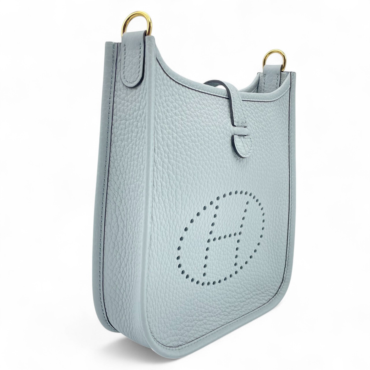 エルメス ミニエヴリン アマゾーヌ TPM ブルーペール/ナタ トリヨン