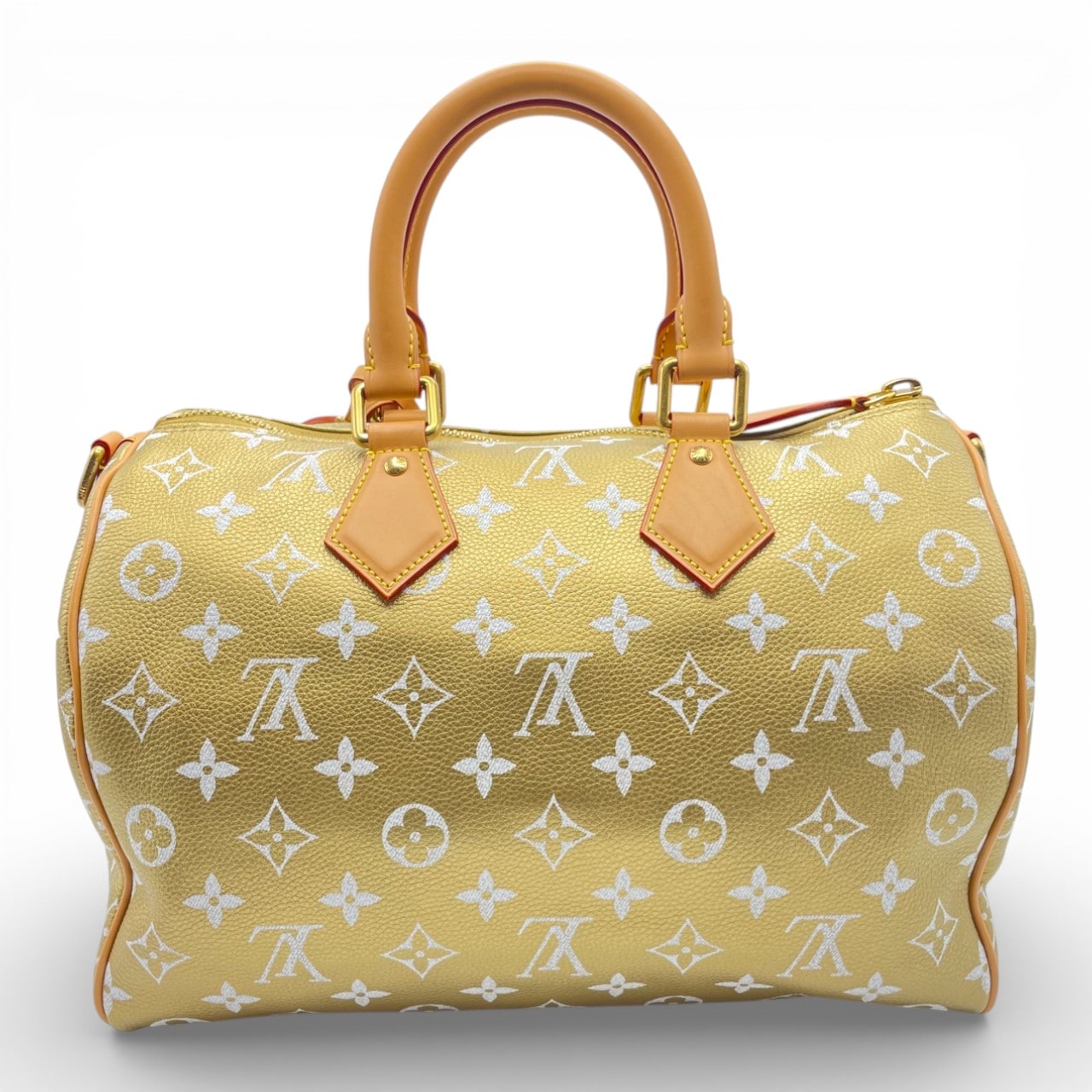 ルイヴィトン スピーディ P9 バンドリエール 30 ゴールド キンツギ