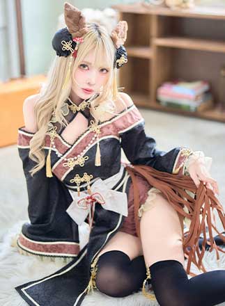 即日発送】ブラックチャイナテールホースドレス《オリジナルコスプレ10