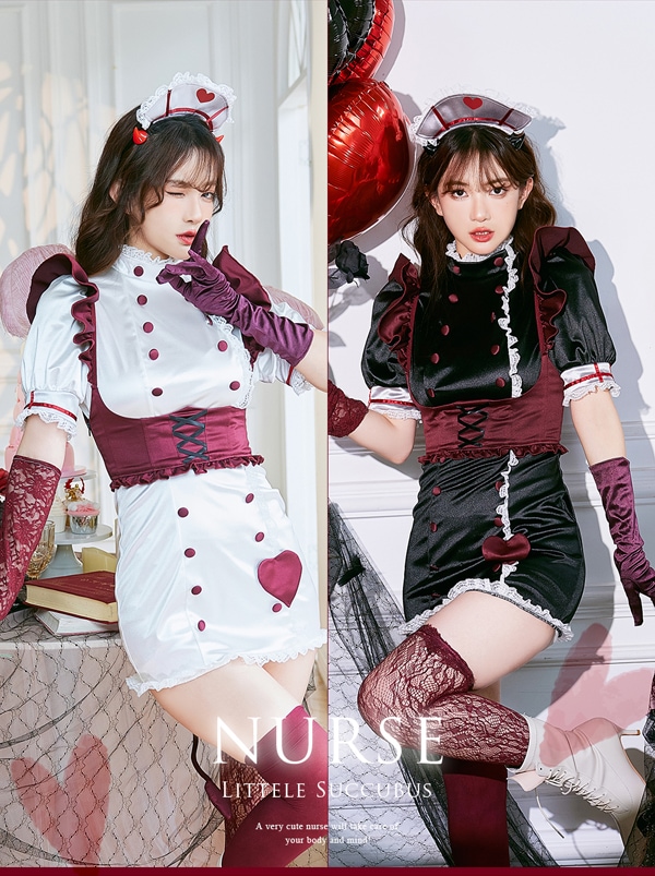 即日発送】サキュバスルージュナース《ハロウィンコスプレ9点セット