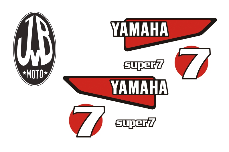 JvB Moto Super7 デカールキット YAMAHA XSR700 | KEDO/ケド(JvB Moto