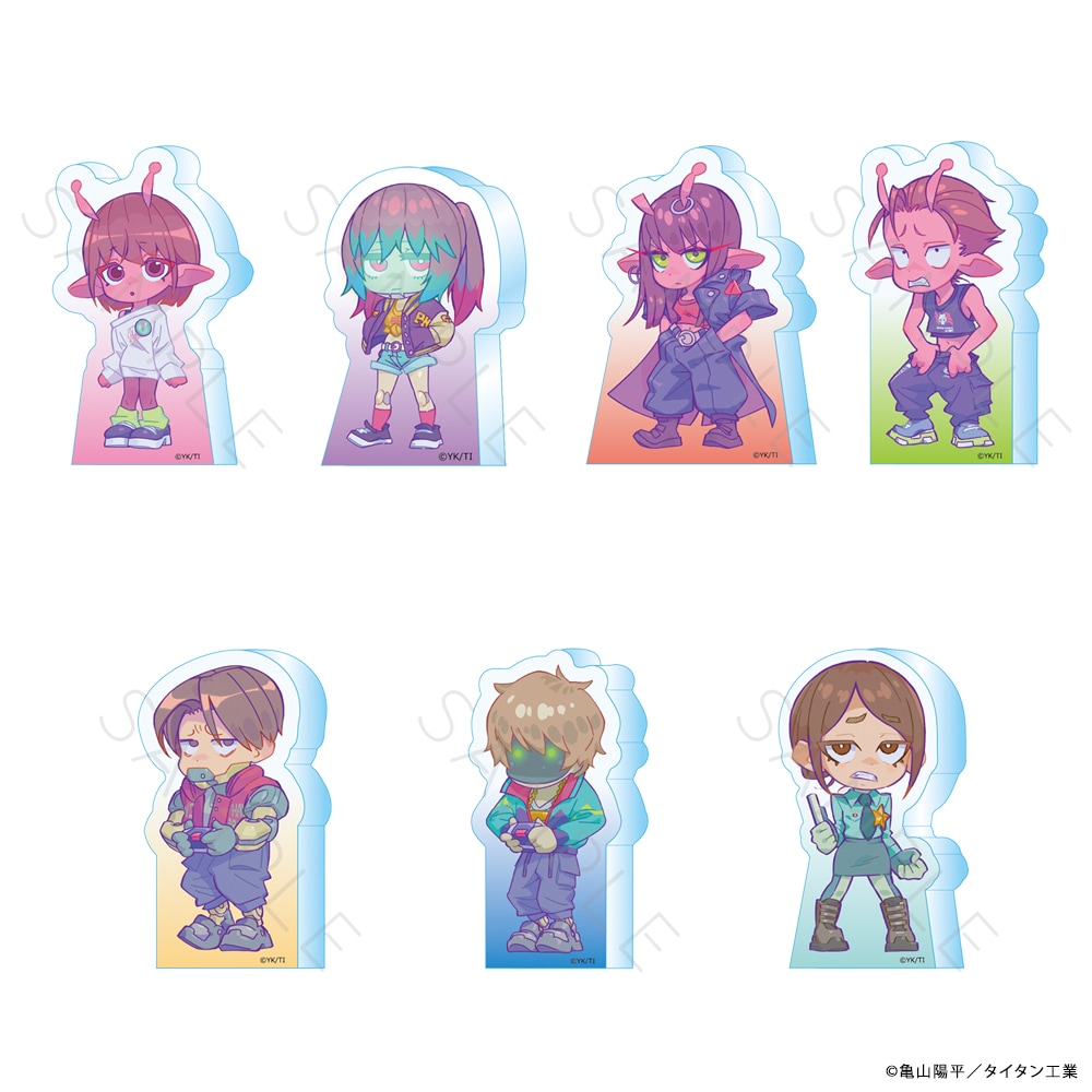 アニメ「銀河特急 ミルキー☆サブウェイ」 アクリルミニブロック