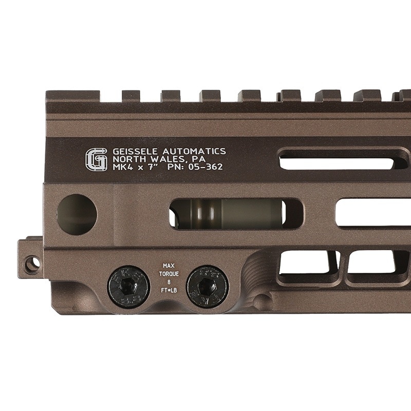 Zparts Geissele Mk4 7inch M-LOKハンドガード (VFC M4 GBB対応) DDC