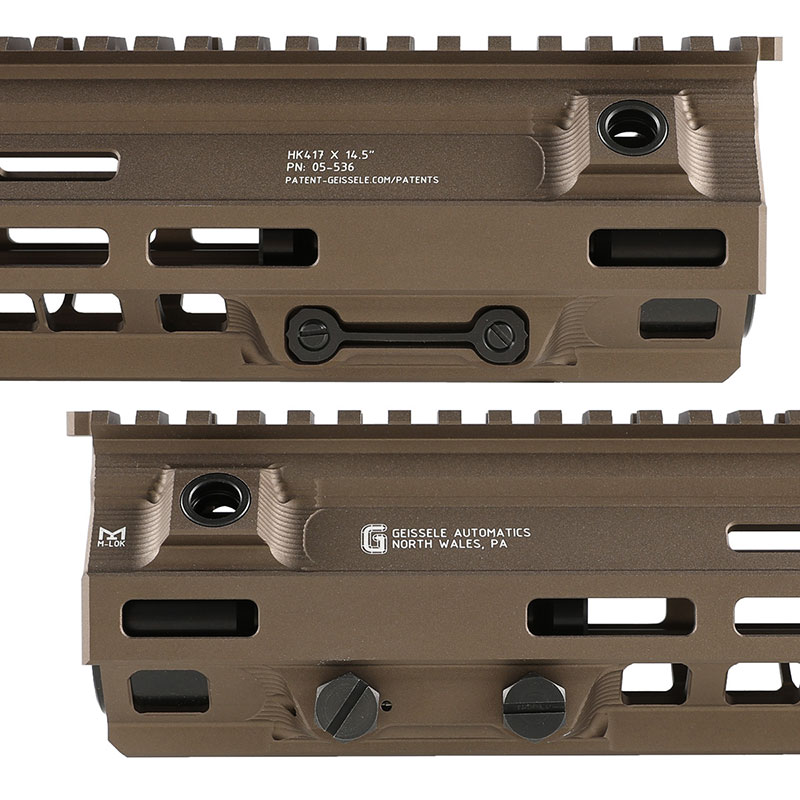 Airsoft Artisan Geisseleスタイル HK417 M-LOKハンドガード (東京