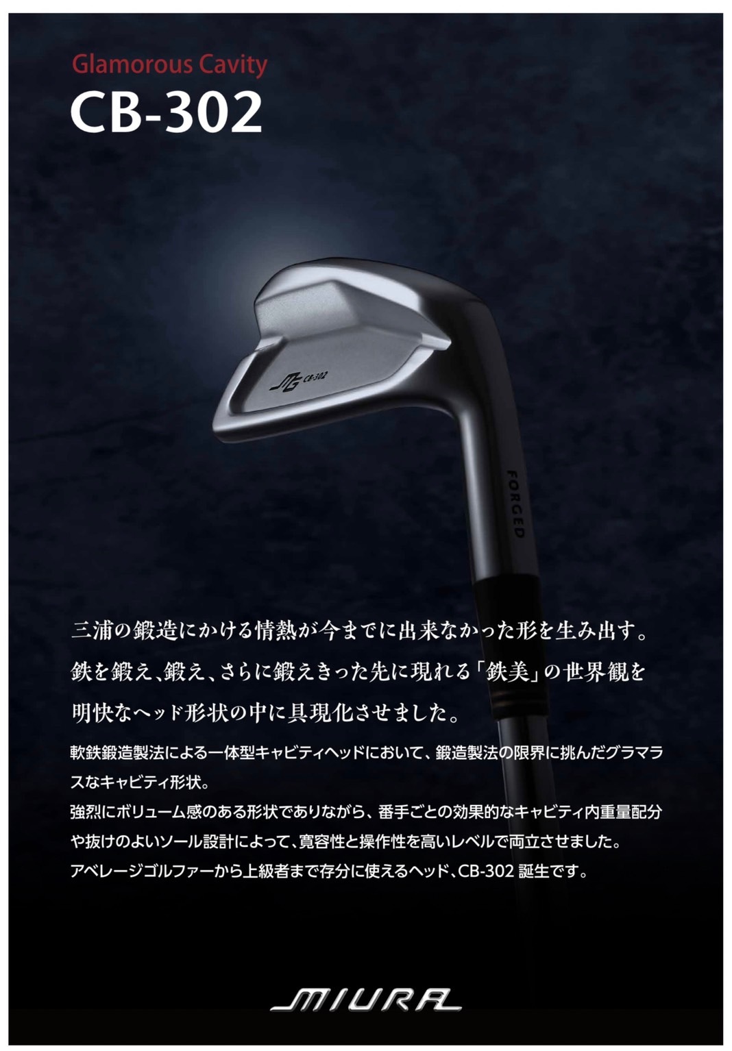 ヘッド交換】プロパー 三浦技研 CB-302 6本セット(5～Pw)