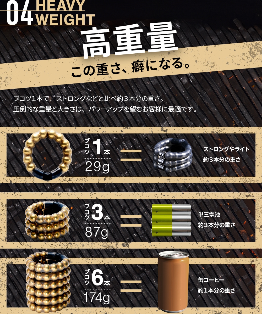 カリバウアー BUKOTSU 3本セット（ストラップ付き）24金メッキ採用