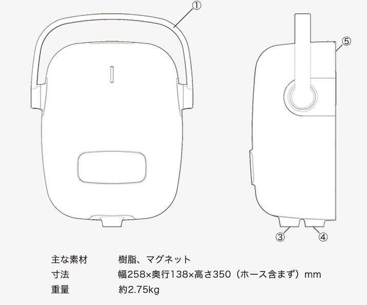 KINUAMI U｜本体セット｜泡シャワーKINUAMI公式オンラインストア