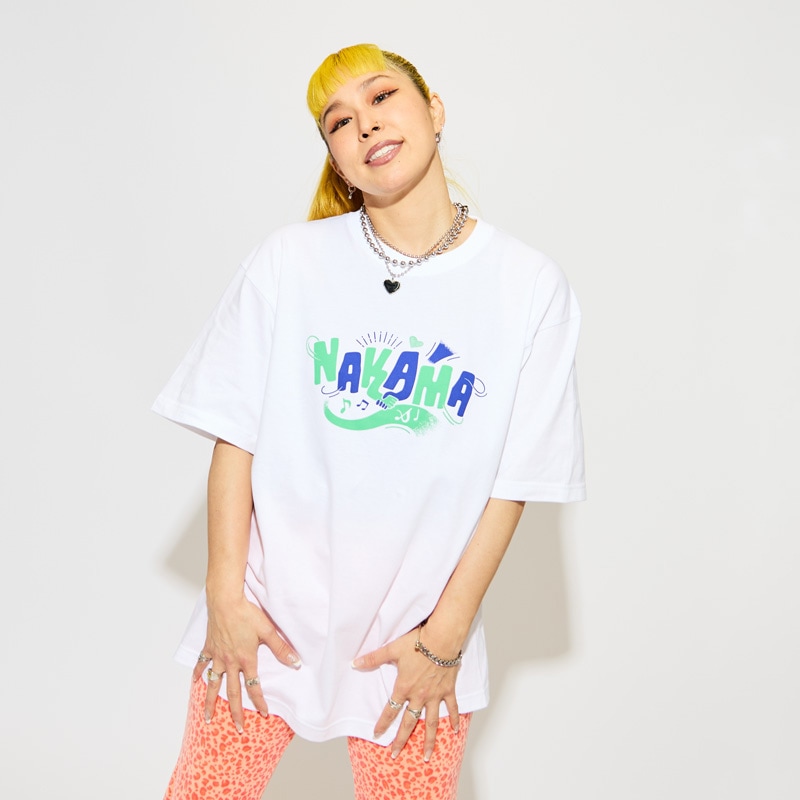 NAKAMA T-shirt (White) | AI 25th best tour ← ALIVE → ツアー