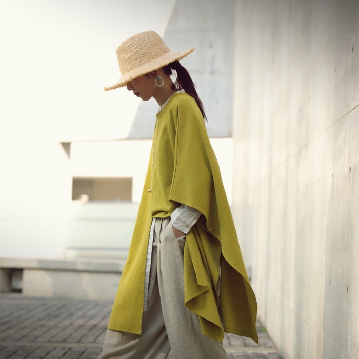 ポンチョ風トップス ポンチョ レディース トップス 無地・再再販