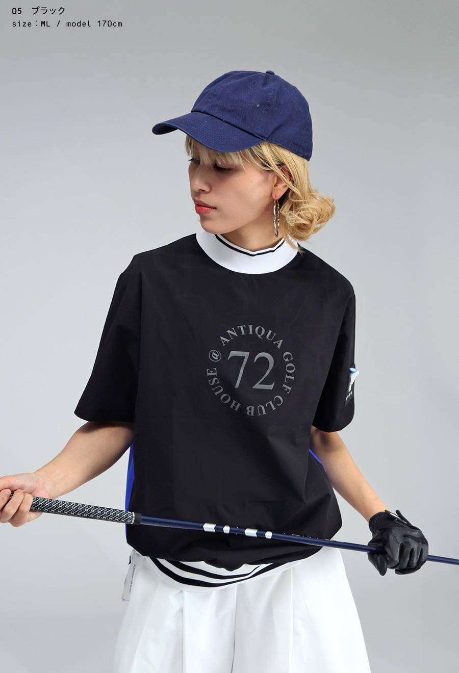 ANTIQUA GOLF×STCH トップス レディース 送料無料・(80)メール便可