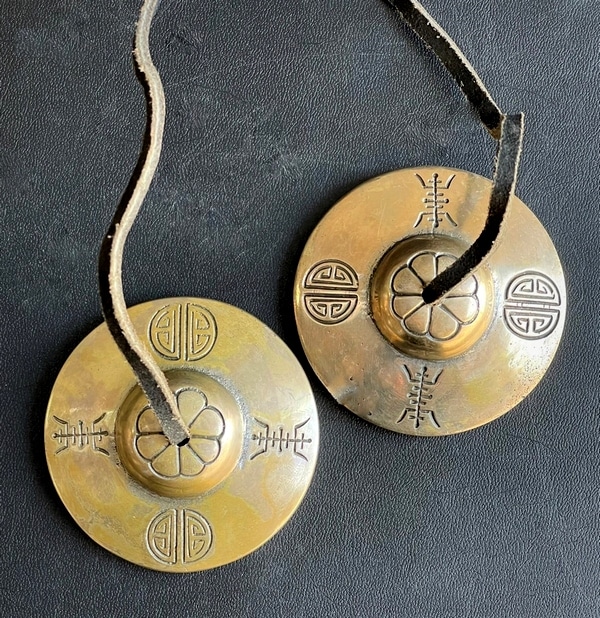 ティンシャ・【5メタル】・直径7cm／『シャキア工房』チベット密教法具