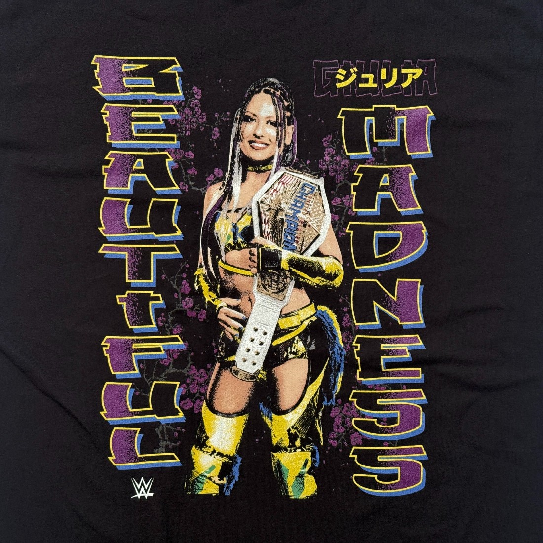 WWE ジュリア Giulia Tシャツ Beautiful Madness (L) | WWE | ビッグ