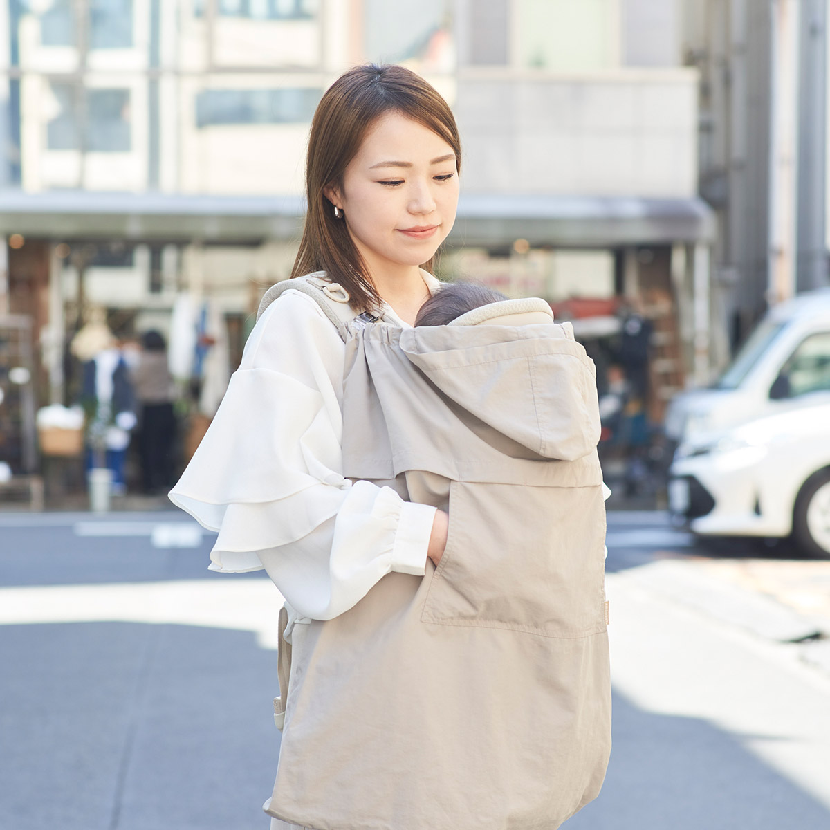 AirBuggy エアバギー UV＆ウォータープロテクト ケープ / サンド