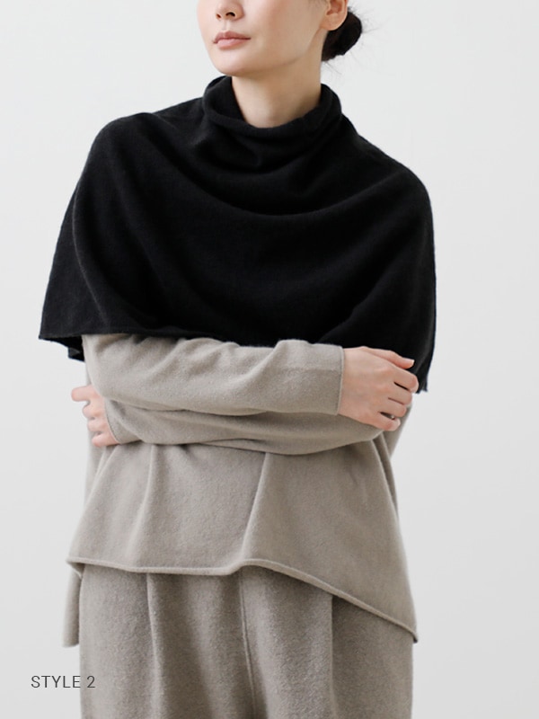 evam eva｜cashmere snood｜others,goods