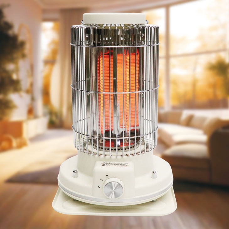 レトロ調電気ストーブ HDL-4249｜ファミリー・ライフ公式通販