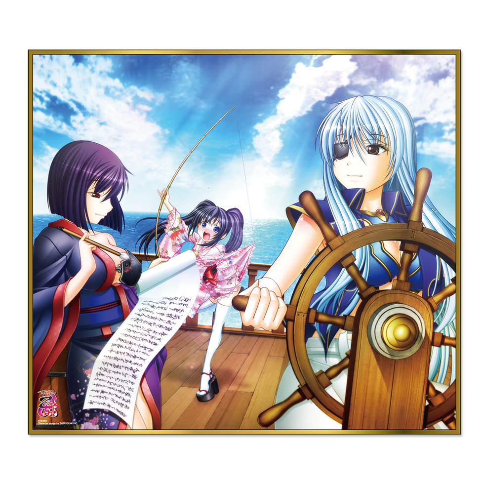 戦国乙女 復刻萌えカットイン色紙【流浪チーム】 | キュイン萌ーる