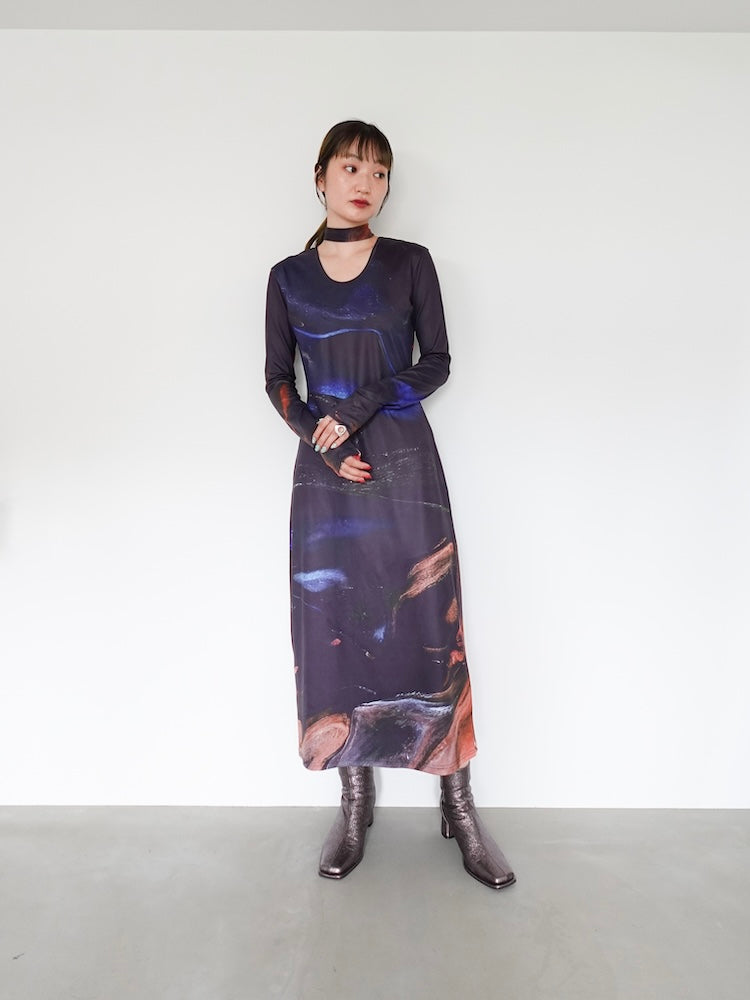 Marble Graphic Dress｜グラフィックワンピース – MARTE