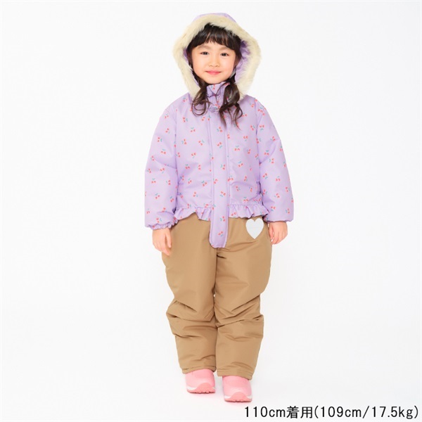 チェリー柄切替スノーコンビ スノー｜子供服・ベビー服の通販はこども