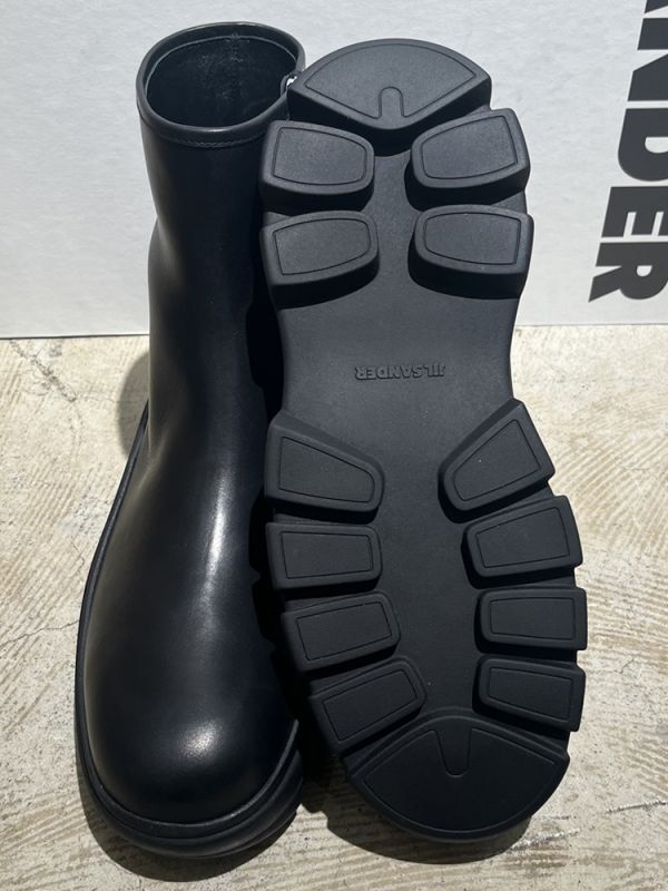 JIL SANDER（ジルサンダー） カーフレザー サイドジップブーツ