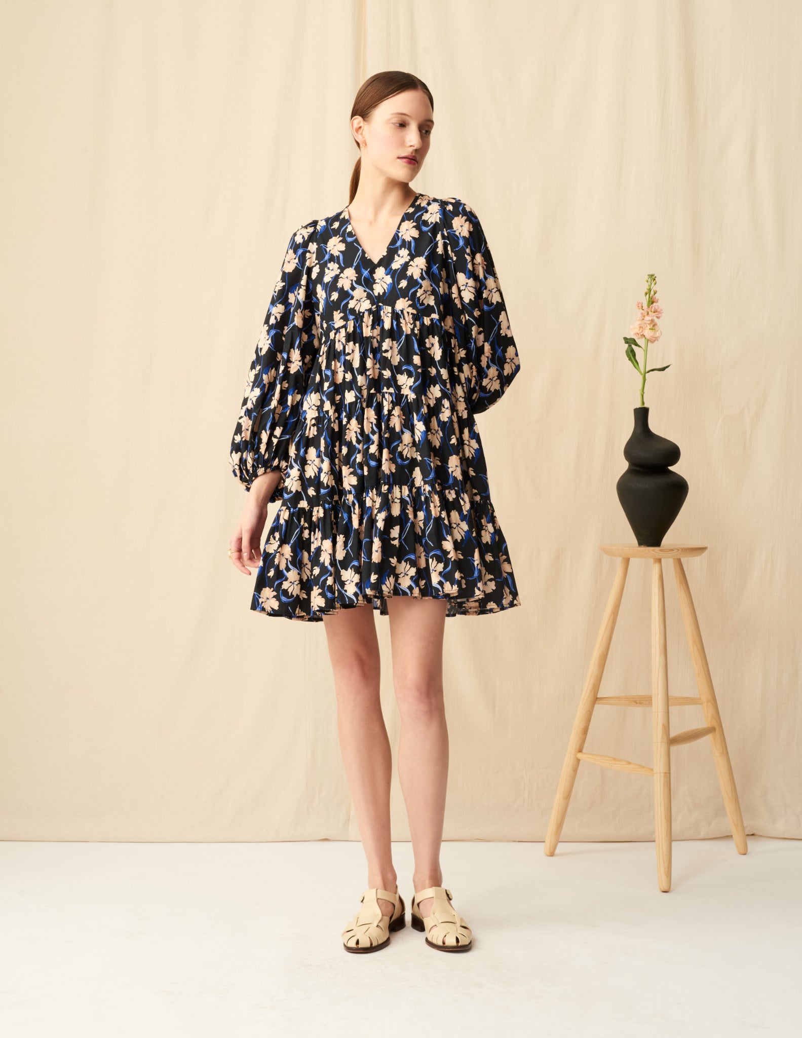 MARIHA(マリハ) エンジェルのミニドレス Floral Dream/Black